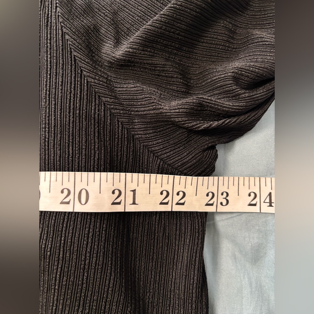 Picadilly Black Ribbed Blazer Jacket - Picture 6 of 7
